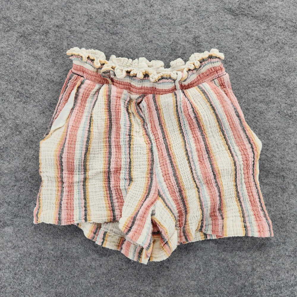 Evereve Roan + Ryan Shorts Womens Small Pull On Striped